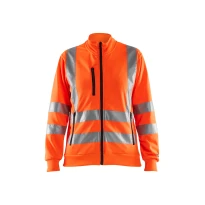 Sudadera de trabajo Blaklader Alta Visibilidad Multibolsillos cremallera completa Mujer 330819743300L