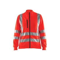 Sudadera de trabajo Blaklader Alta Visibilidad Multibolsillos cremallera completa Mujer 330819743300L