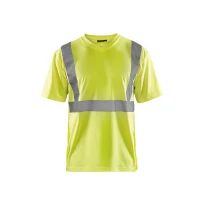 Camiseta de trabajo Alta Visibilidad Blaklader escote en V Mangas cortas 331310093300L 2