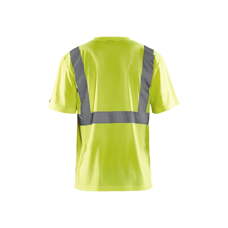 Camiseta de trabajo Alta Visibilidad Blaklader escote en V Mangas cortas 331310093300L