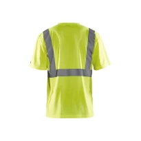 Camiseta de trabajo Alta Visibilidad Blaklader escote en V Mangas cortas 331310093300L