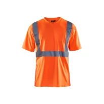 Camiseta de trabajo Alta Visibilidad Blaklader escote en V Mangas cortas 331310093300L
