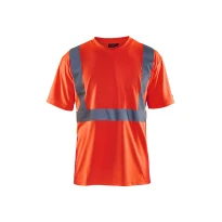 Camiseta de trabajo Alta Visibilidad Blaklader escote en V Mangas cortas 331310093300L