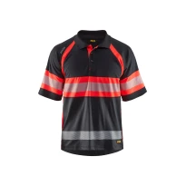 Polo de trabajo Alta Visibilidad Blaklader protección contra los rayos UV Mangas cortas 333810518933L