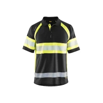 Polo de trabajo Alta Visibilidad Blaklader protección contra los rayos UV Mangas cortas 333810518933L