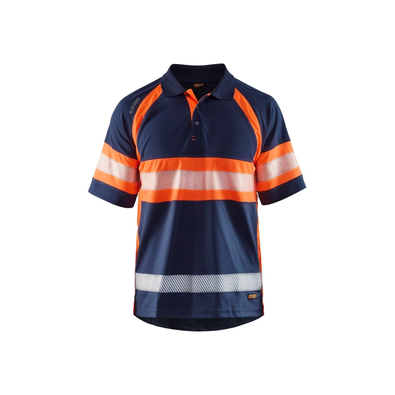 Polo de trabajo Alta Visibilidad Blaklader protección contra los rayos UV Mangas cortas 333810518933L