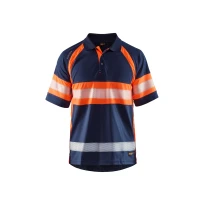 Polo de trabajo Alta Visibilidad Blaklader protección contra los rayos UV Mangas cortas 333810518933L