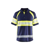 Polo de trabajo Alta Visibilidad Blaklader protección contra los rayos UV Mangas cortas 333810518933L