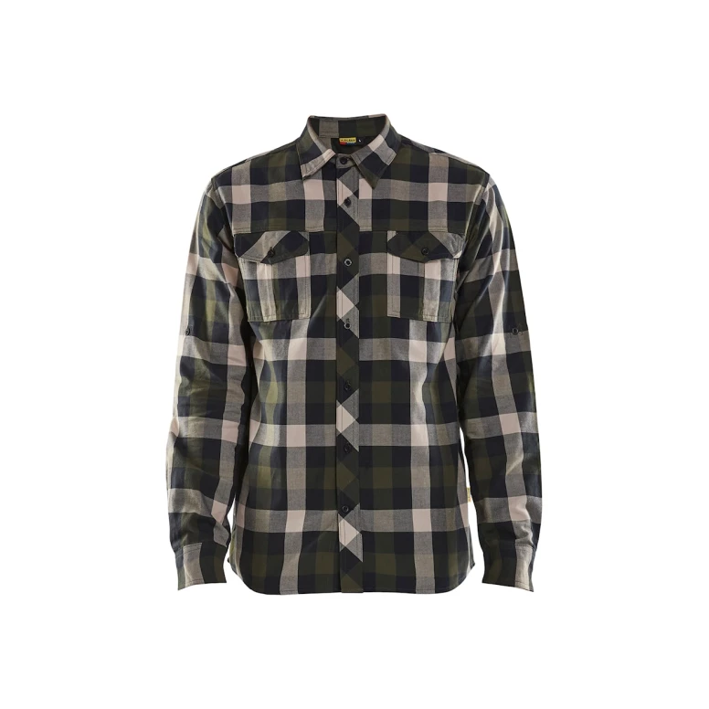 Camisa de trabajo Blaklader 100% Algodón franela 329911524599L