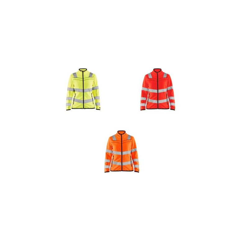 Chaqueta de trabajo Blaklader Alta Visibilidad cremallera completa micropolar Mujer 4966103300M