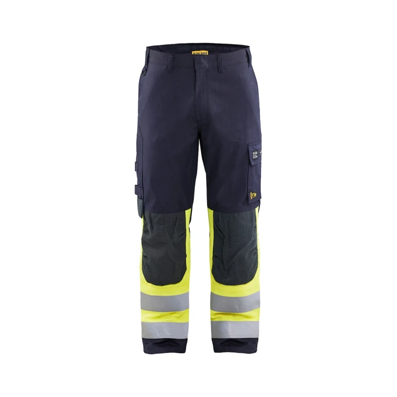 Pantalón de trabajo Multibolsillos ignífugo Blaklader Multinorma Ajustados 148815128933C50