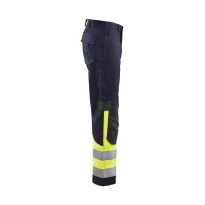 Pantalón de trabajo Multibolsillos ignífugo Blaklader Multinorma Ajustados 148815128933C50