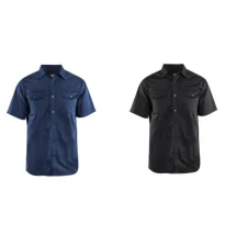Camisa de trabajo Blaklader Twill Mangas cortas 329611908900L