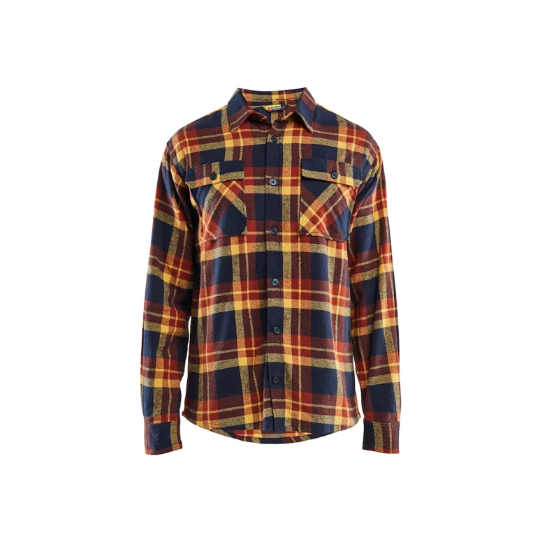 Camisa de trabajo Blaklader franela 100% Algodón 328811684298L