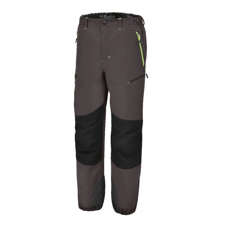 Liquidación total - Pantalones de trabajo Beta Multibolsillos Work Trekking Heavy 7810 Talla M Color negro gris