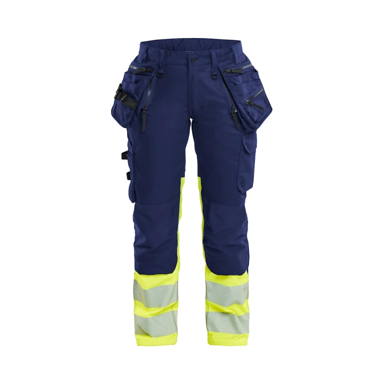 Pantalón de trabajo Alta Visibilidad Stretch Multibolsillos Blaklader Mujer 703011498933C42
