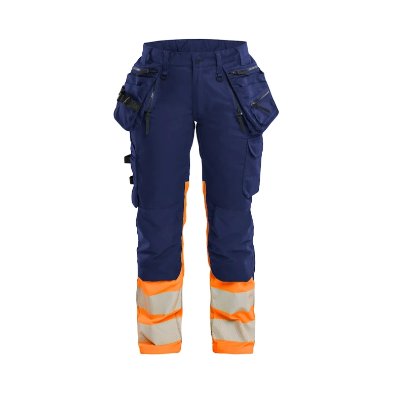 Pantalón de trabajo Alta Visibilidad Stretch Multibolsillos Blaklader Mujer 703011498933C42