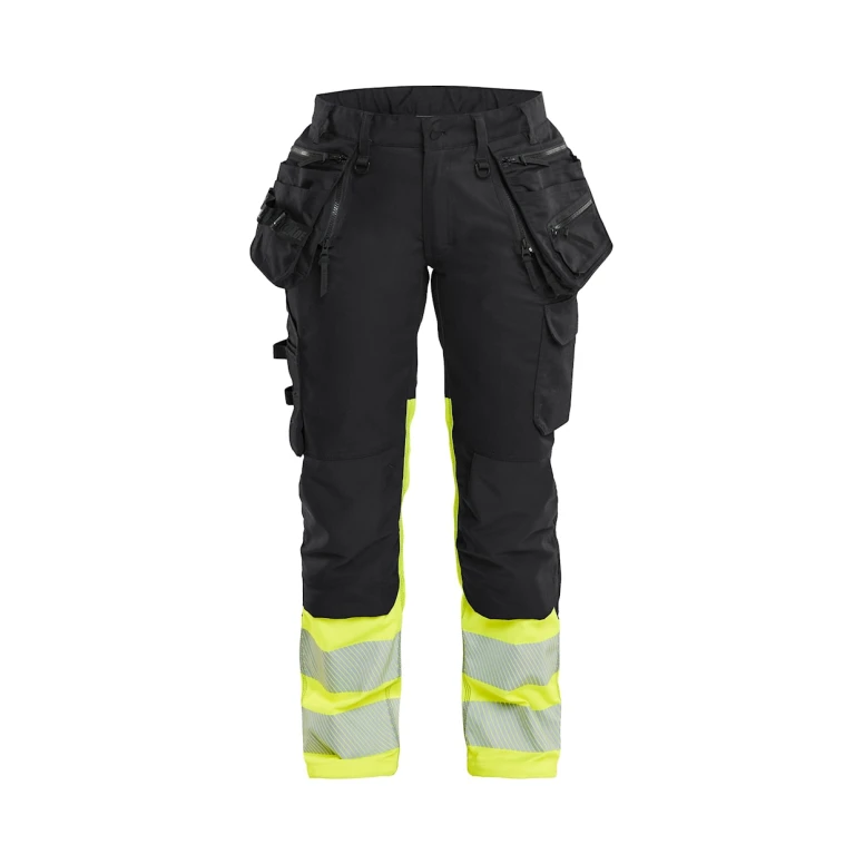 Pantalón de trabajo Alta Visibilidad Stretch Multibolsillos Blaklader Mujer 703011498933C42