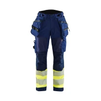 Pantalón de trabajo Alta Visibilidad Stretch Impermeable Multibolsillos Blaklader Softshell Mujer 711425138933C42