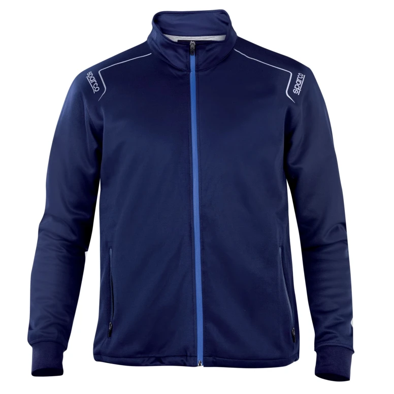 Sudadera con cremallera completa Sparco PHOENIX en tejido técnico - Azul