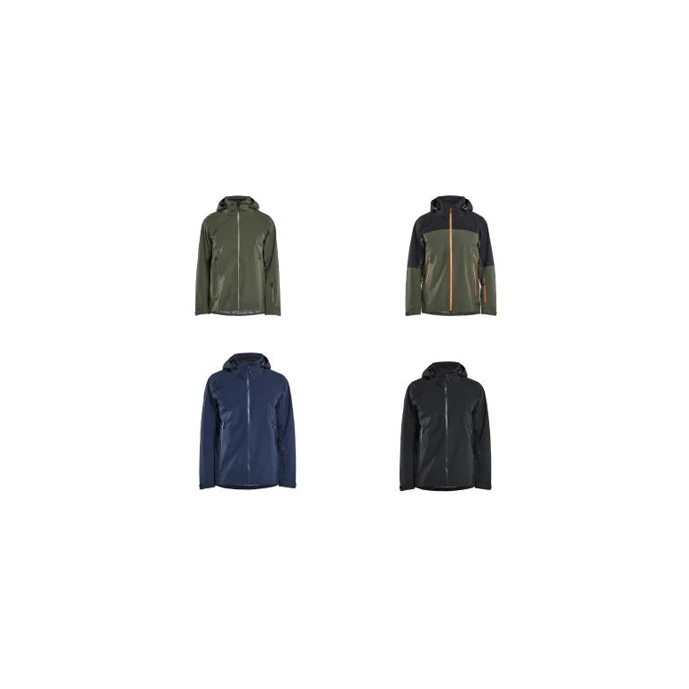 Chaqueta tipo concha de trabajo Blaklader Multibolsillos strecth Striker con capucha Impermeable 498019164209L