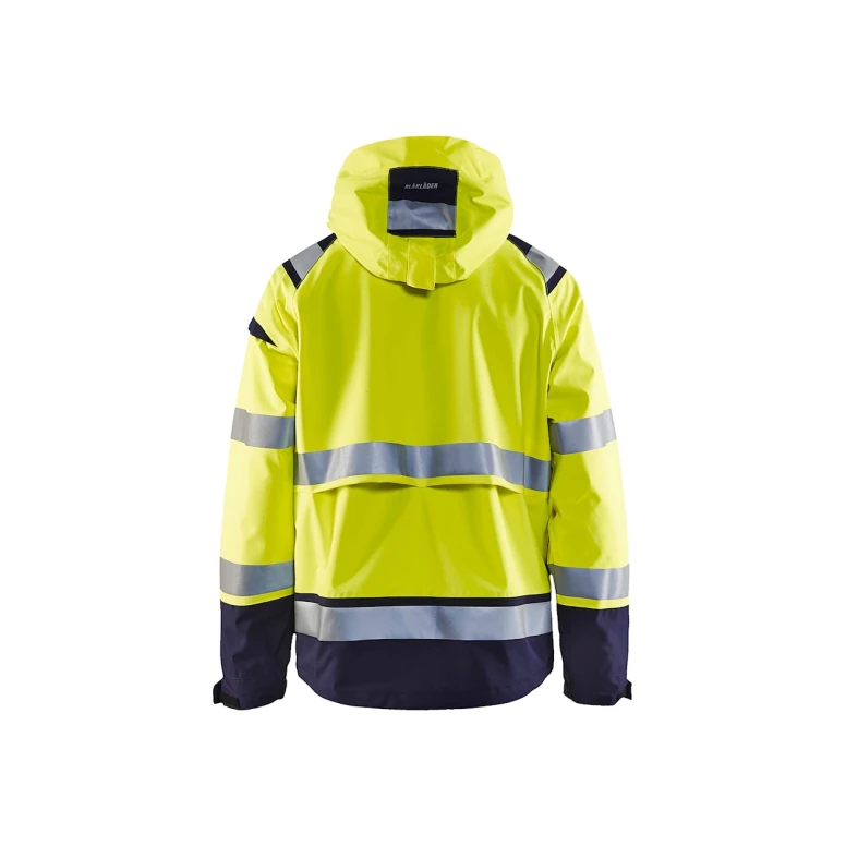 Chaqueta tipo concha de trabajo Blaklader Multibolsillos Alta Visibilidad stretch con capucha Impermeable 498719873389L
