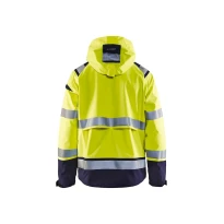 Chaqueta tipo concha de trabajo Blaklader Multibolsillos Alta Visibilidad stretch con capucha Impermeable 498719873389L