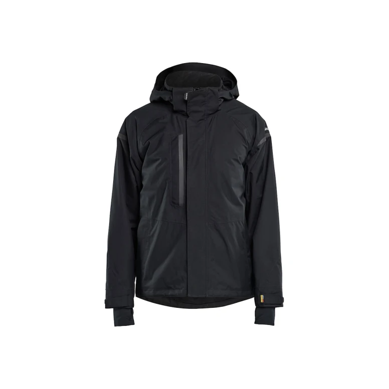 Chaqueta tipo concha de trabajo Blaklader Multibolsillos stretch con capucha Impermeable 498819879900L
