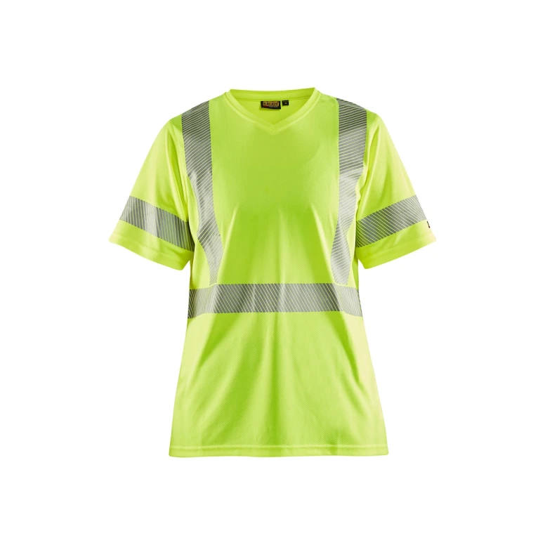 Camiseta de trabajo Alta Visibilidad Blaklader protección contra los rayos UV Mangas cortas Mujer 333610133300L