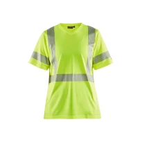 Camiseta de trabajo Alta Visibilidad Blaklader protección contra los rayos UV Mangas cortas Mujer 333610133300L