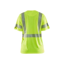 Camiseta de trabajo Alta Visibilidad Blaklader protección contra los rayos UV Mangas cortas Mujer 333610133300L