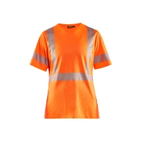 Camiseta de trabajo Alta Visibilidad Blaklader protección contra los rayos UV Mangas cortas Mujer 333610133300L