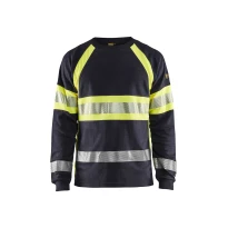 Camiseta de trabajo Mangas largas Alta Visibilidad Blaklader multinorma ignífugo antiestático 348417618933L