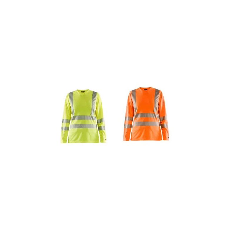 Camiseta de trabajo Alta Visibilidad Blaklader protección contra los rayos UV Mangas largas Mujer 348510133300M