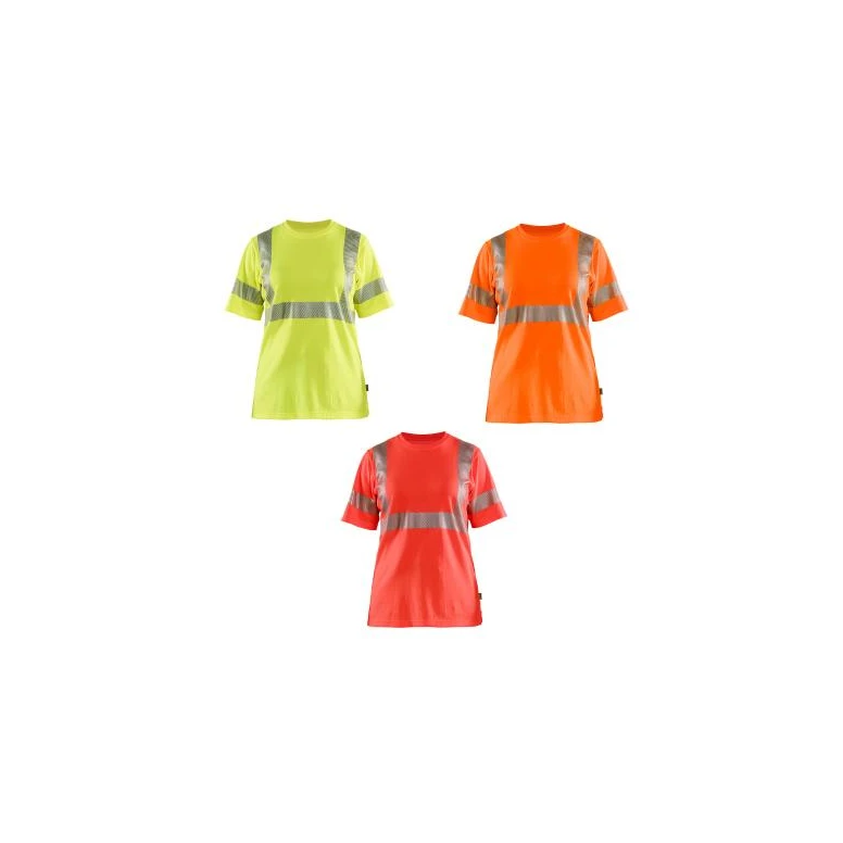 Camiseta de trabajo Alta Visibilidad Blaklader Mangas cortas Mujer 350225373300M