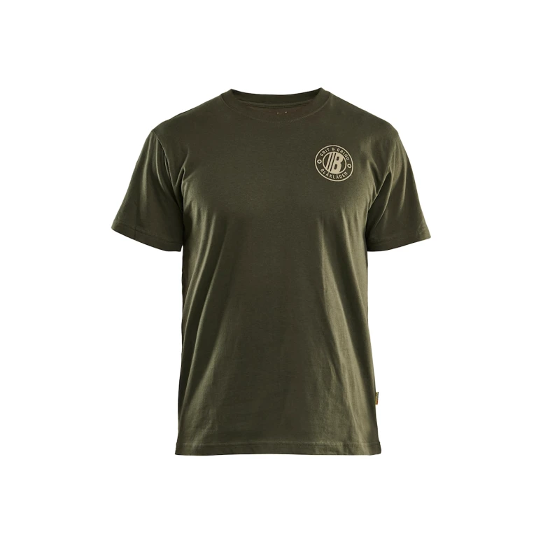 Camiseta de trabajo de mangas cortas 100% Algodón Blaklader Grit Flag 942010424000L