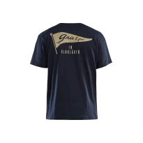 Camiseta de trabajo de mangas cortas 100% Algodón Blaklader Grit Flag 942010424000L