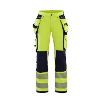 Pantalón de trabajo Alta Visibilidad Stretch Multibolsillos Blaklader 4-Vie Mujer 719716423389C42