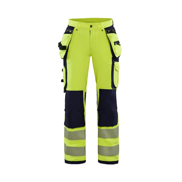 Pantalón de trabajo Alta Visibilidad Stretch Multibolsillos Blaklader 4-Vie Mujer 719716423389C42
