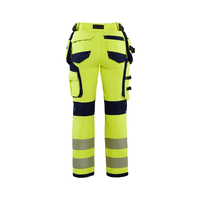 Pantalón de trabajo Alta Visibilidad Stretch Multibolsillos Blaklader 4-Vie Mujer 719716423389C42