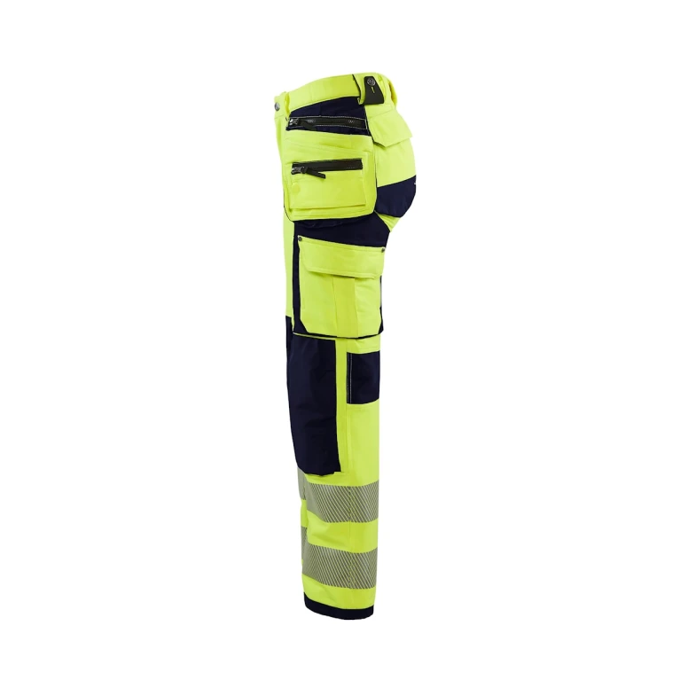Pantalón de trabajo Alta Visibilidad Stretch Multibolsillos Blaklader 4-Vie Mujer 719716423389C42