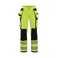 Pantalón de trabajo Alta Visibilidad Stretch Multibolsillos Blaklader 4-Vie Mujer 719716423389C42