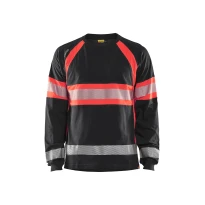 Camiseta de trabajo Alta Visibilidad Blaklader 100% Algodón Mangas largas 351010308833L