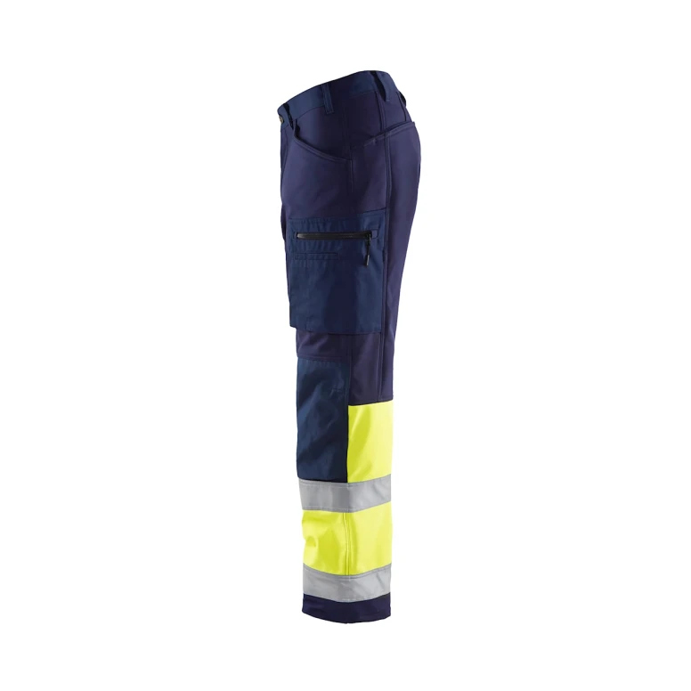 Pantalón de trabajo Multibolsillos Softshell Alta Visibilidad Blaklader Hig Vis 156225178933C50