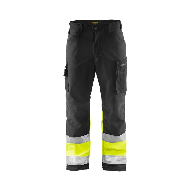 Pantalón de trabajo Multibolsillos Softshell Alta Visibilidad Blaklader Hig Vis 156225178933C50