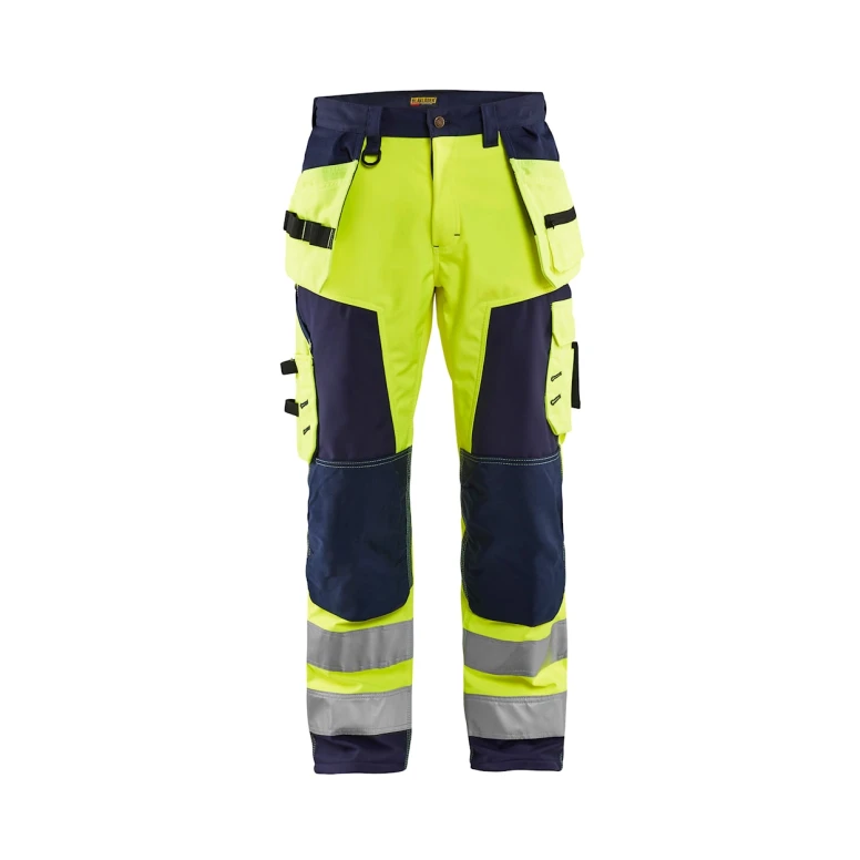 Pantalón de trabajo Multibolsillos Softshell Alta Visibilidad Blaklader Hig Vis Artesano 156725173389C50