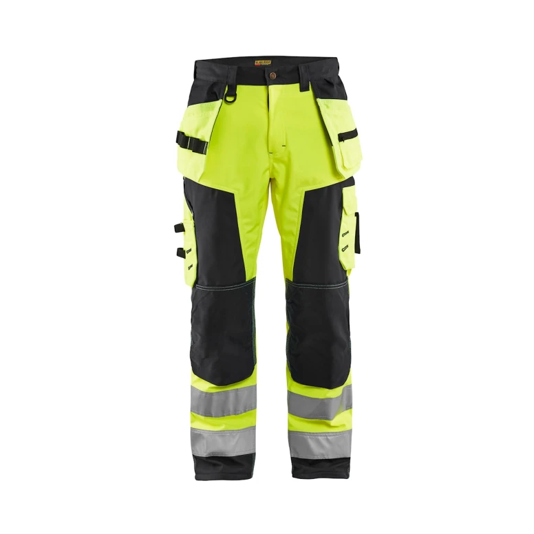 Pantalón de trabajo Multibolsillos Softshell Alta Visibilidad Blaklader Hig Vis Artesano 156725173389C50