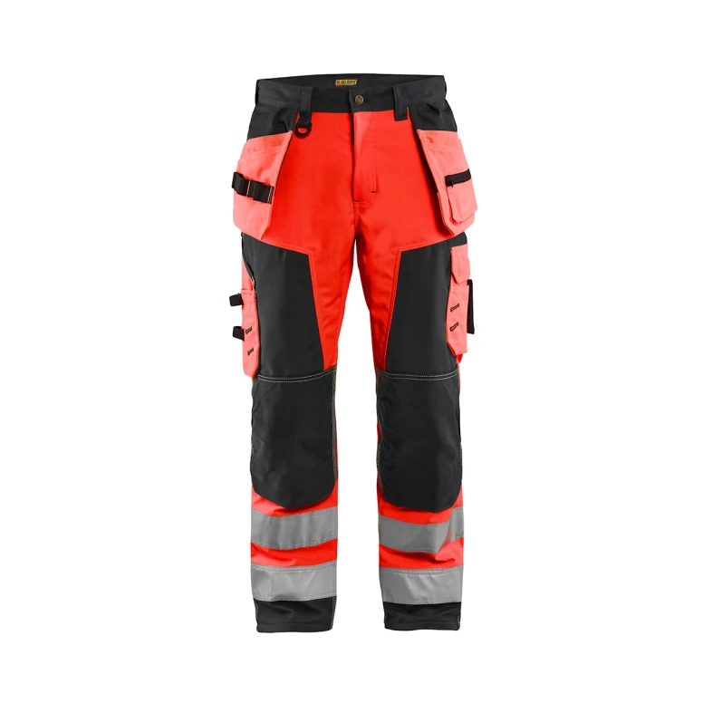 Pantalón de trabajo Multibolsillos Softshell Alta Visibilidad Blaklader Hig Vis Artesano 156725173389C50