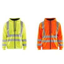 Sudadera de trabajo con capucha cremallera completa Blaklader Alta Visibilidad 334619743300L