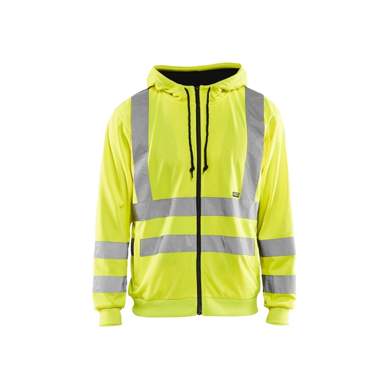 Sudadera de trabajo con capucha cremallera completa Blaklader Alta Visibilidad 334619743300L